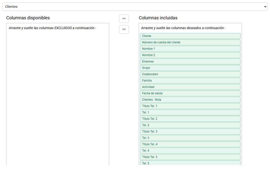 Elija las columnas útiles y conserve la fecha de extracción y los filtros con el archivo exportado.