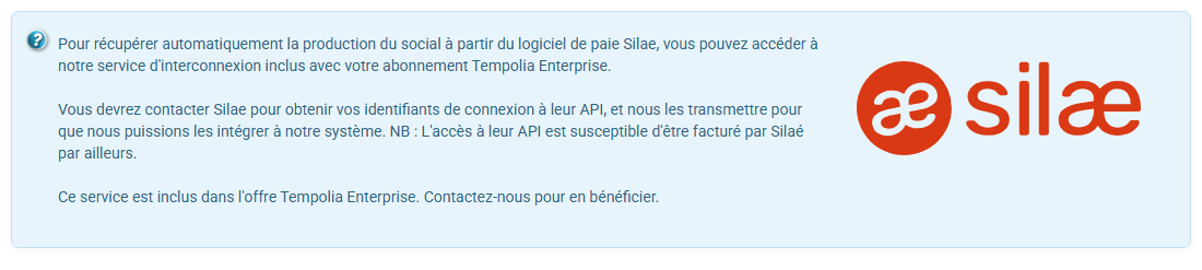 Import de production depuis Silae