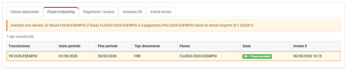 Storico eReporting